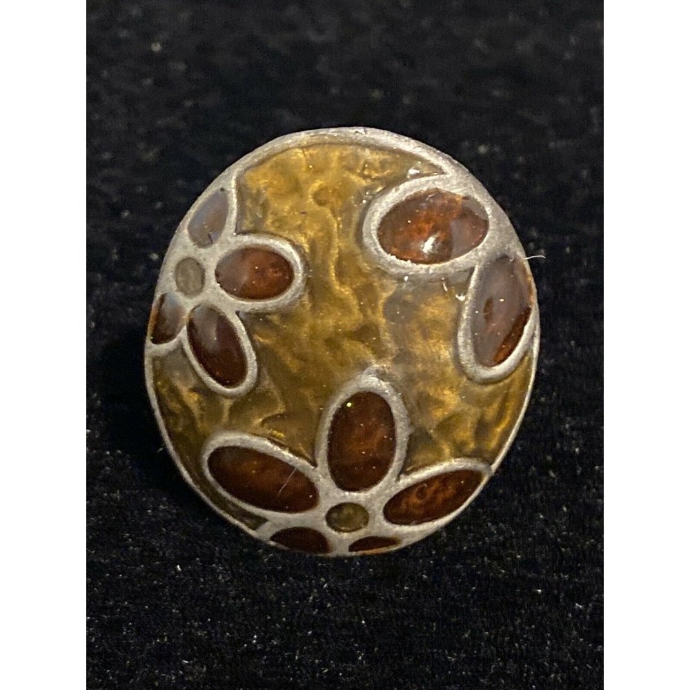 Vintage Costume Jewelry Cocktail Ring Adjustable